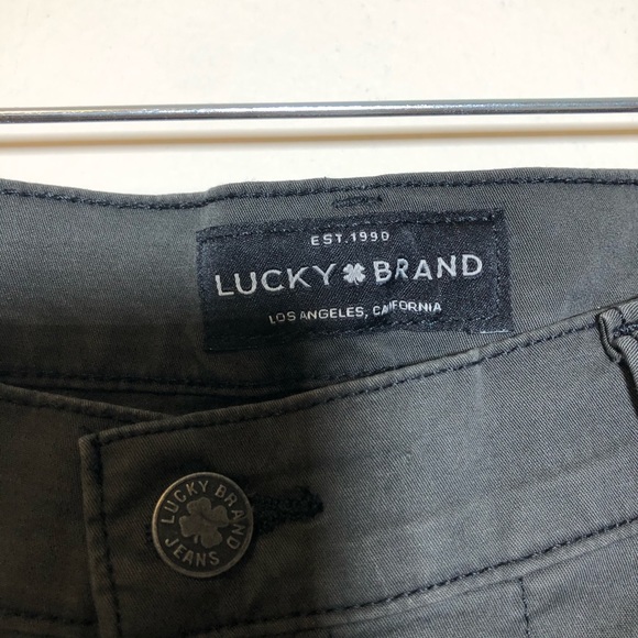 Lucky Brand green skinny  Cargo Pants stripe 6/28 - Picture 3 of 12